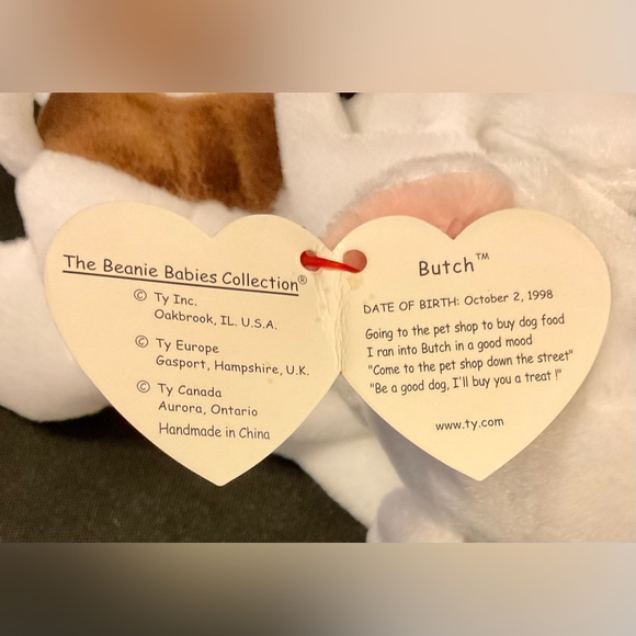 Ty Butch beanie baby 🐶 dog - Picture 6 of 8